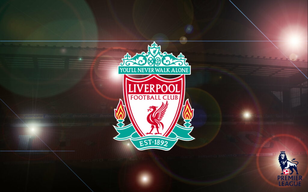 Liverpool FC Emblem: Inspiring Football Club Logo in HD Wallpaper Background
