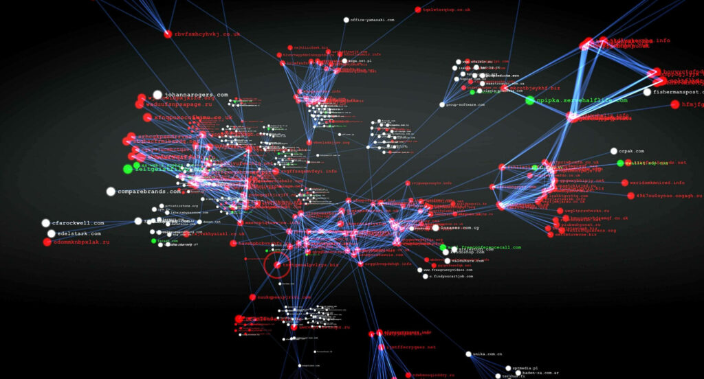 Hacker's Domain: 3D Cyber Anarchy Unleashed on an Obsidian Canvas Wallpaper