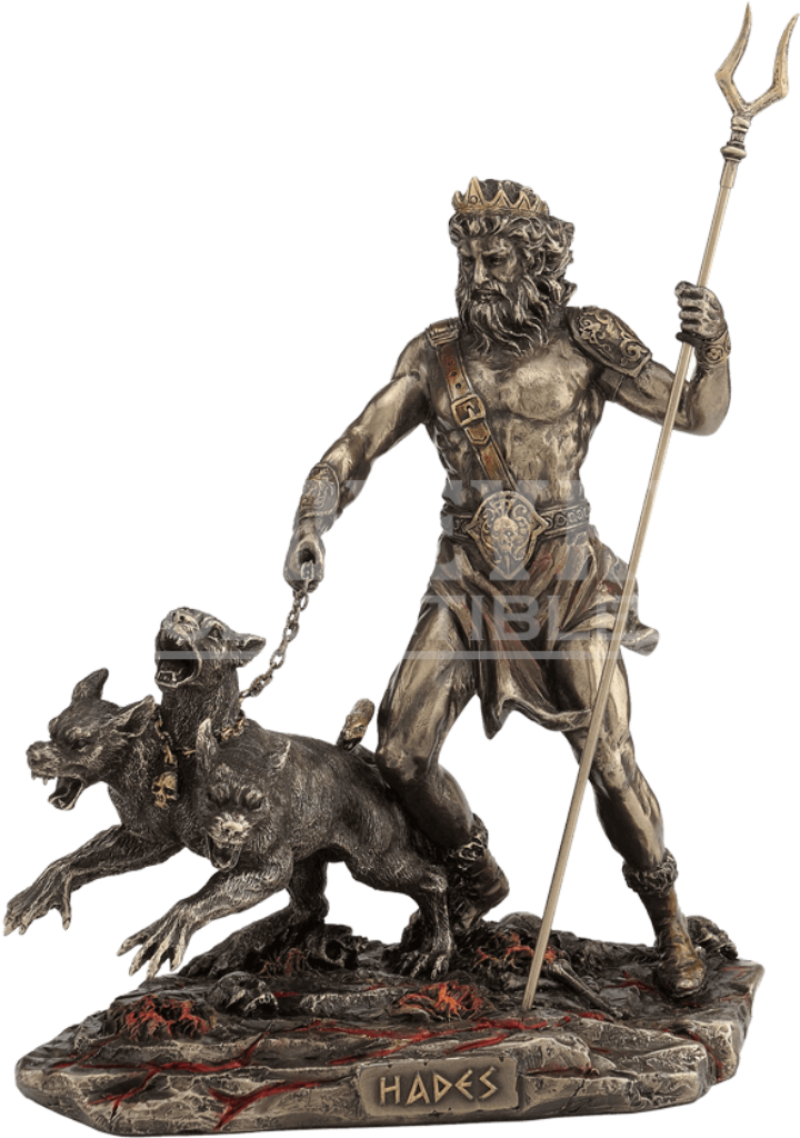 Hades and Cerberus Wallpaper: Intricate Mythical Design