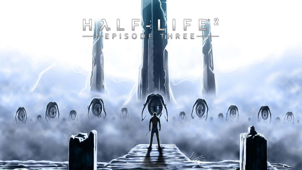 Dramatic Half-Life 2: Episode Three Wallpaper - Tense Confrontation