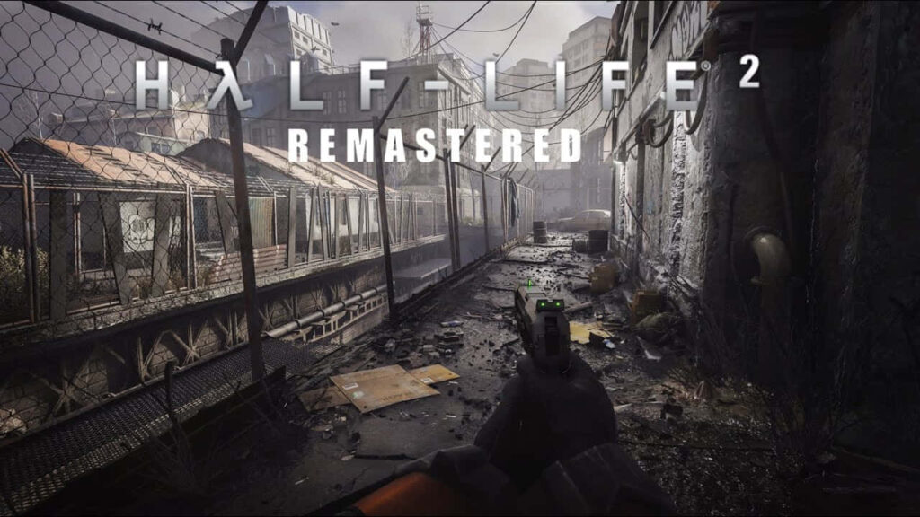 Half-Life 2 Remastered Wallpaper: Desolate Alleyway Scene