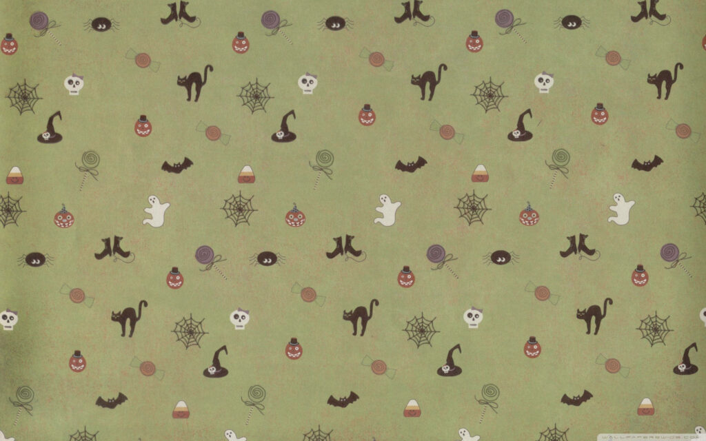 Spooky Laptop Wallpaper: Immersive Halloween Feels with Creepy Elements and Prints