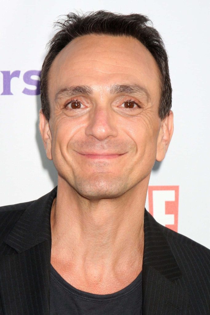 Close-up professional portrait of award-winning actor Hank Azaria with bright event lighting Wallpaper