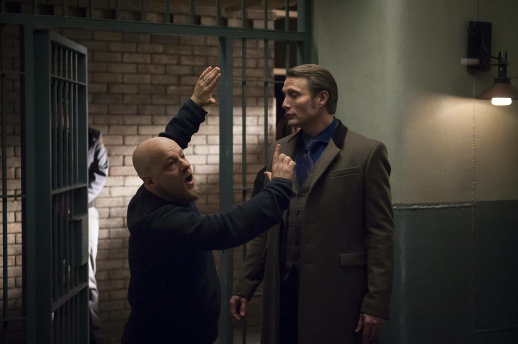 Hannibal TV Series Wallpaper: Dramatic Scene & Captivating Lighting