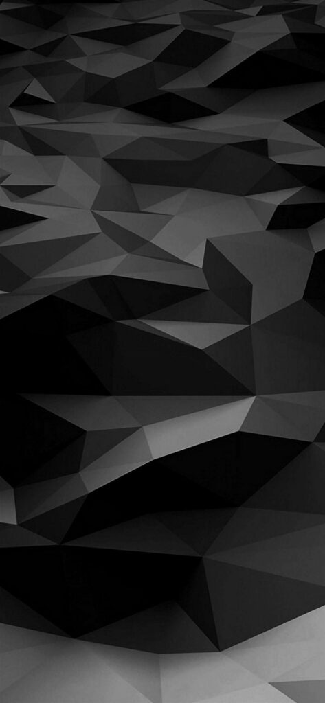 Geometric elegance: Black Apple iPhone background with a touch of sophistication Wallpaper