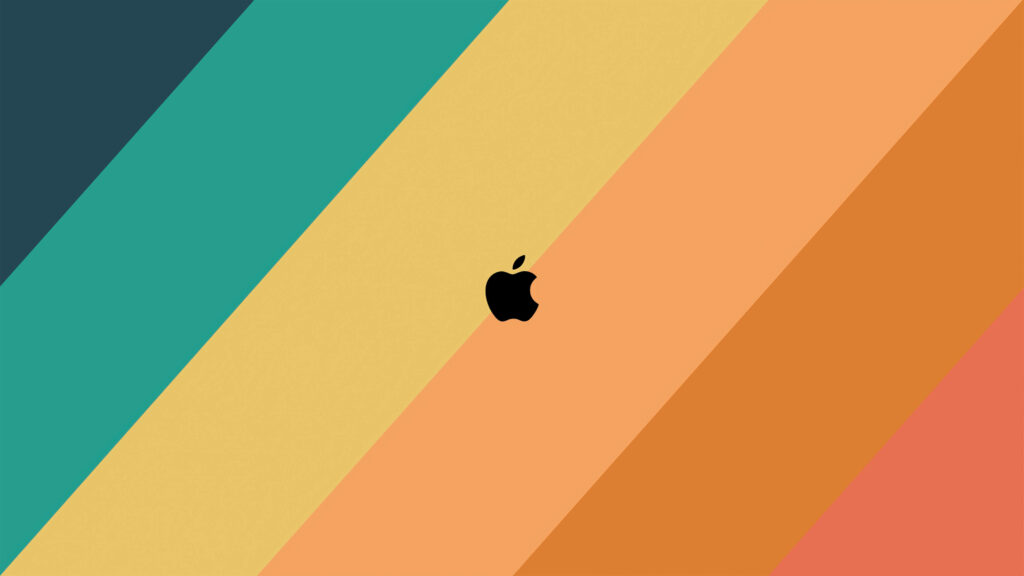 Minimalistic MacBook Laptop Screen Art: Harmonious Multicolor Panel Composition for a Clean and Serene Desktop Background Wallpaper