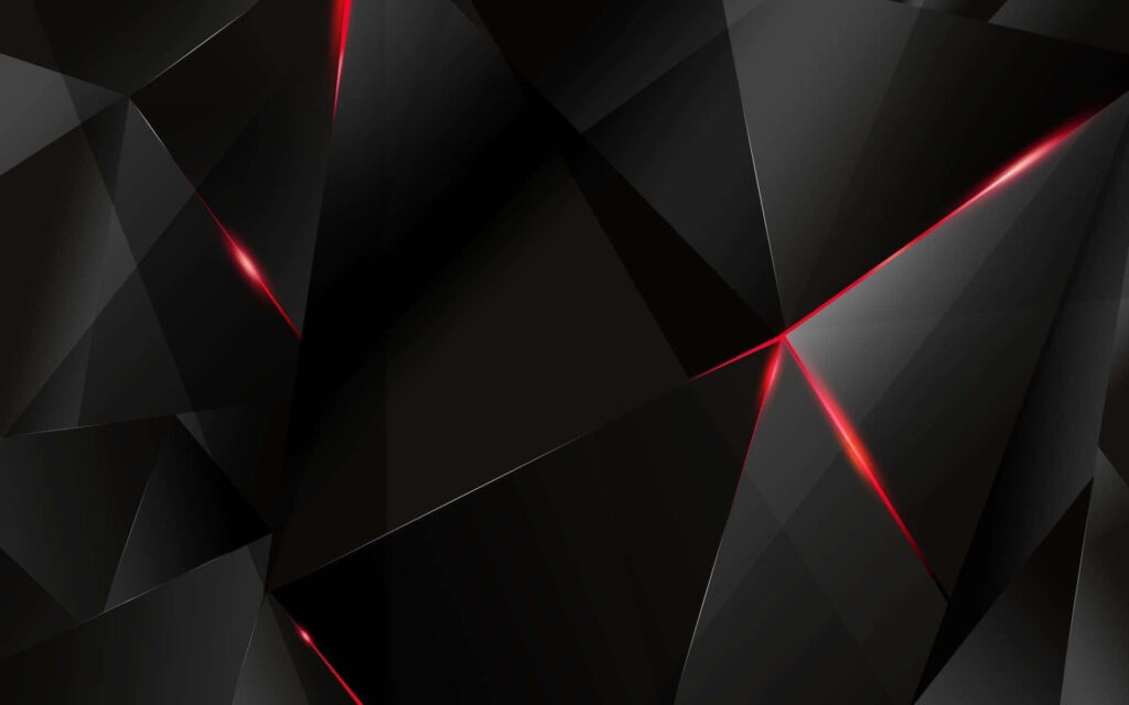 Crimson Sync: A Striking Harmony in Abstract Visual Symphony Wallpaper