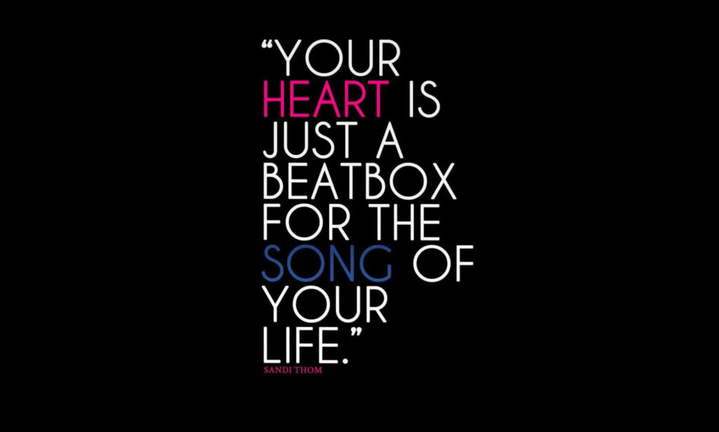 Harmonious Inspiration: Music Quotes Background Capture Wallpaper