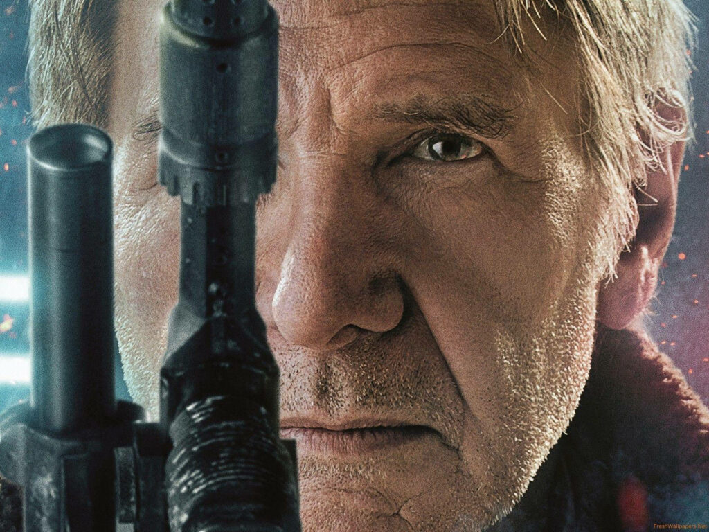 Harrison Ford as Han Solo: Iconic Wallpaper Background for Fans