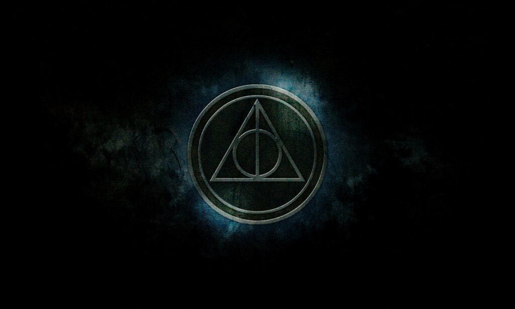 Deathly Hallows Symbol Wallpaper - Dark Mystical Background