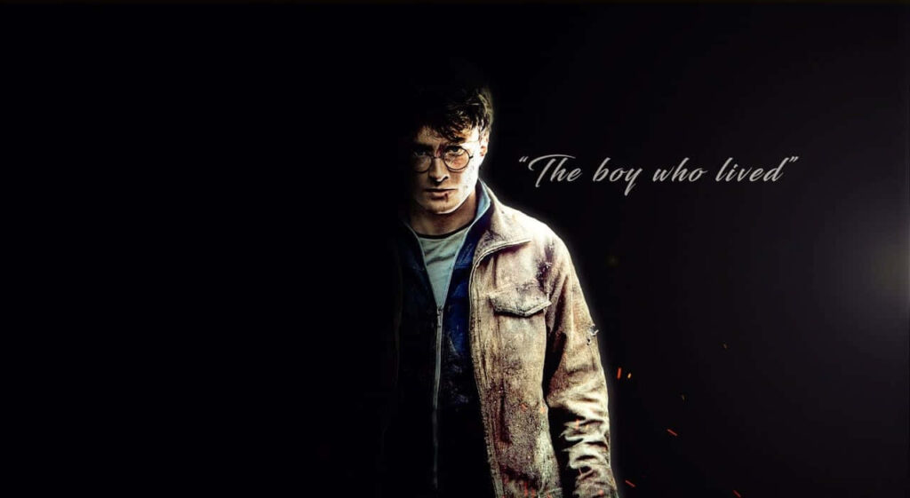 Harry Potter Wallpaper: The Boy Who Lived in Mysterious Shadows
