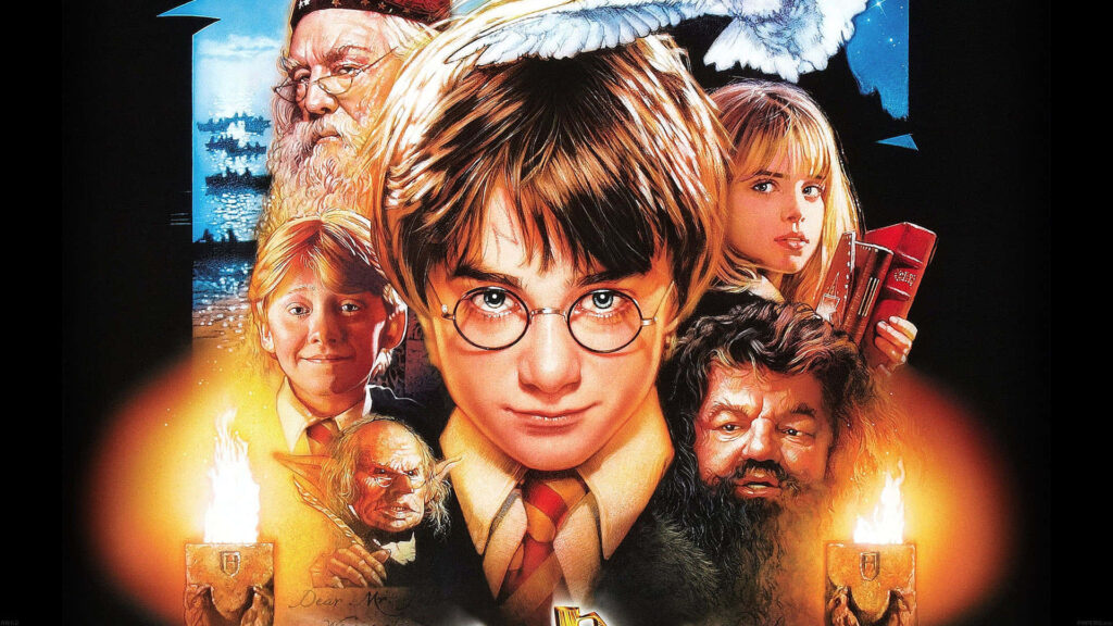 Enchanting Harry Potter Wallpaper: Harry, Dumbledore, & Friends