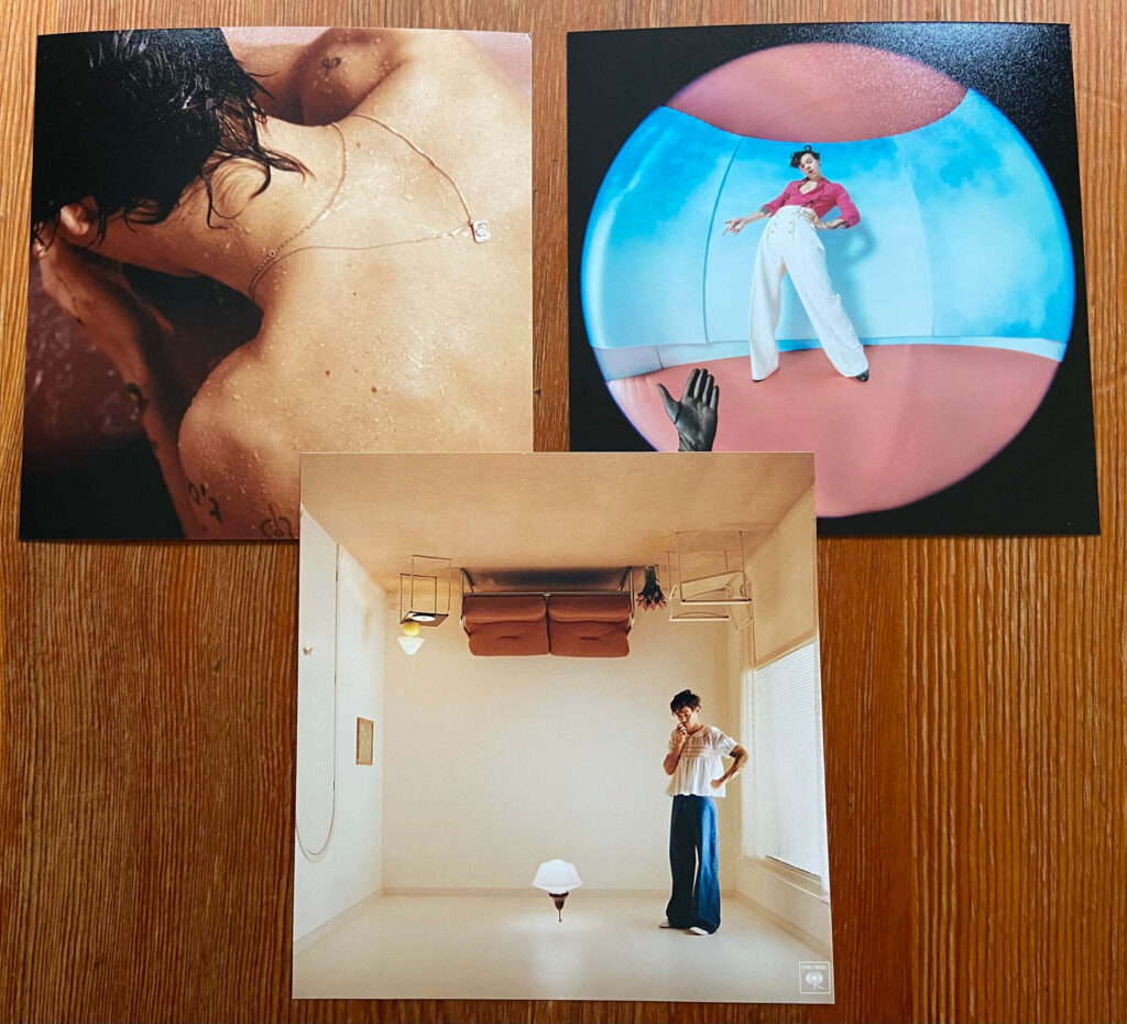 Artistic Harry Styles Album Cover Wallpaper Background (2017-2022)