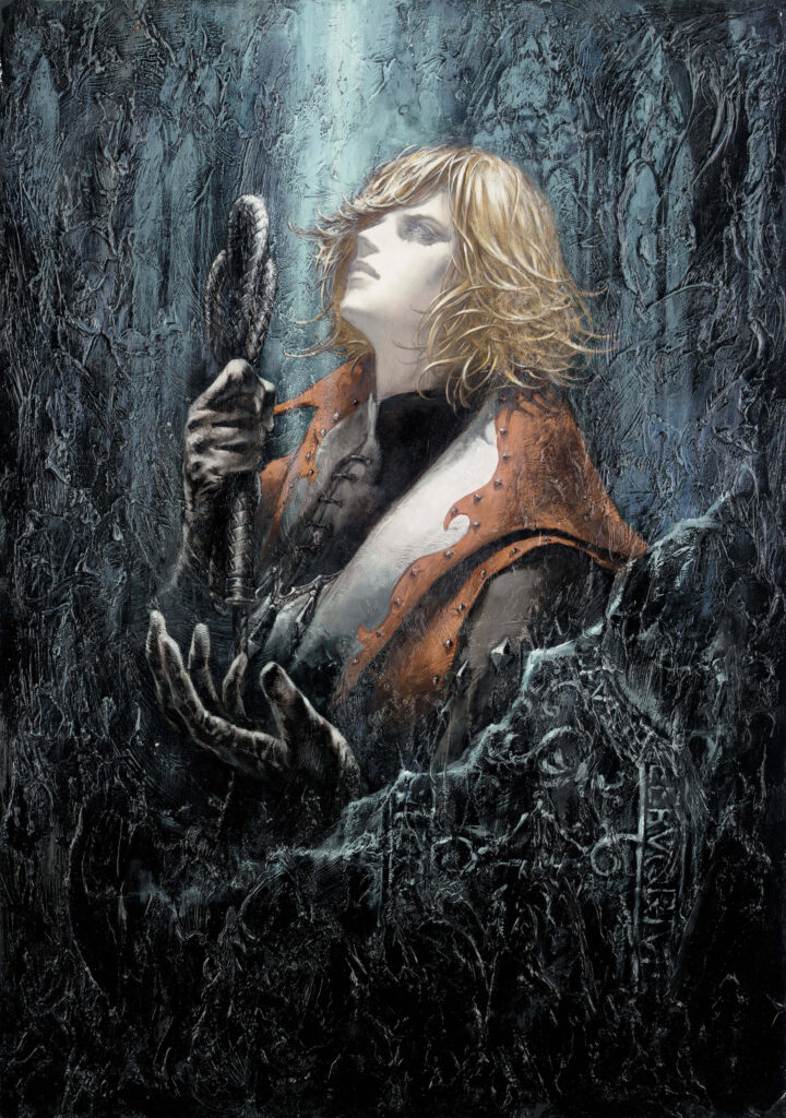 Haunting Gothic Castlevania Wallpaper: Mysterious Character Background