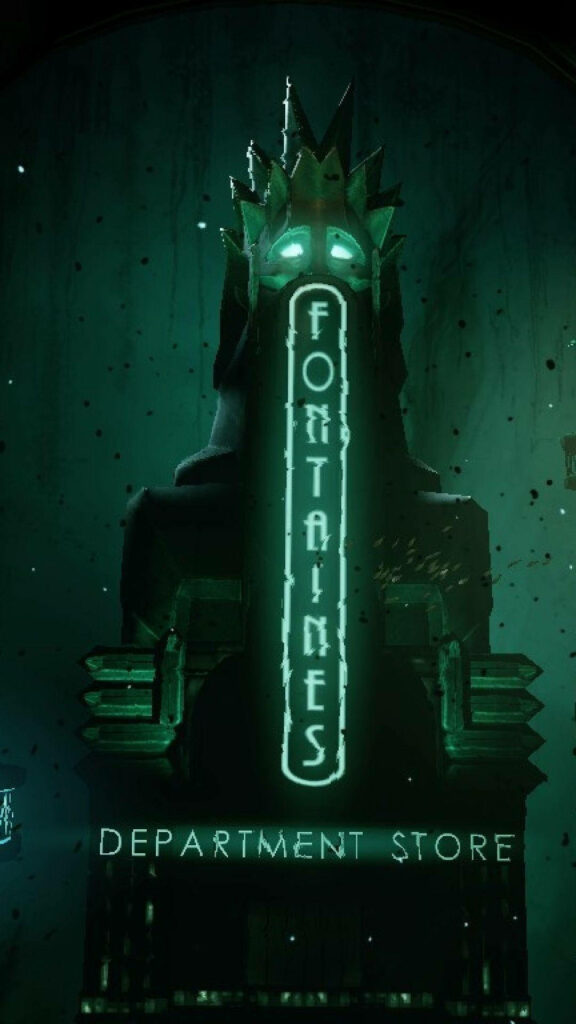 Eerie Fontaine's Department Store Wallpaper - Bioshock Atmosphere