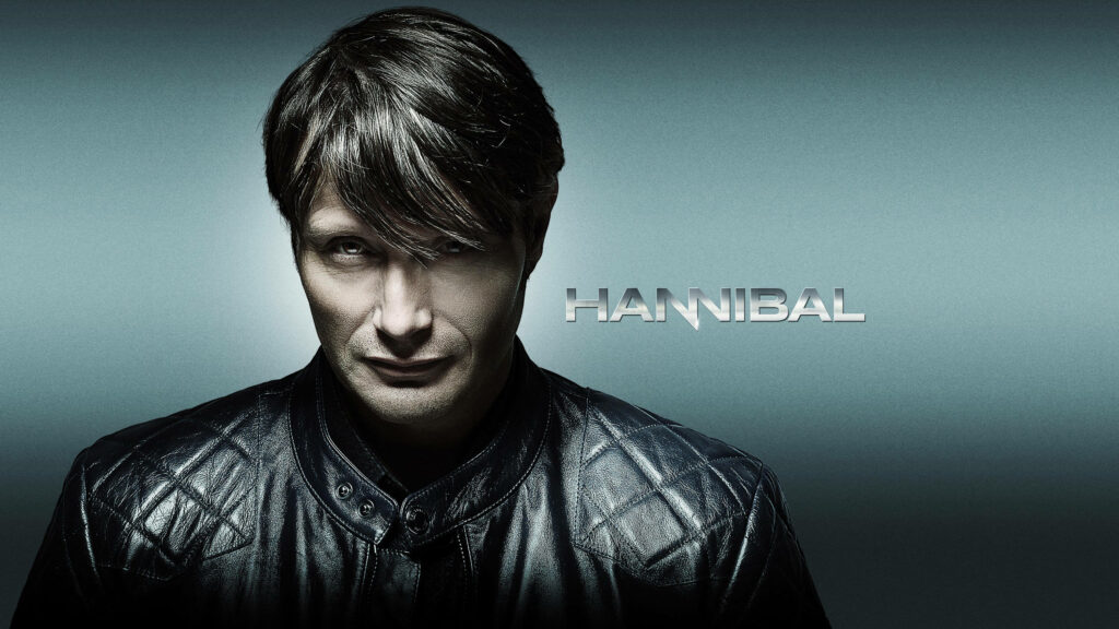 Haunting Hannibal Wallpaper: Dark Atmosphere & Sharp Gaze Background
