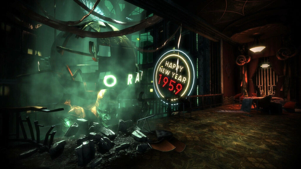 Rapture’s Kashmir Restaurant: Haunting 1959 New Year's Wallpaper