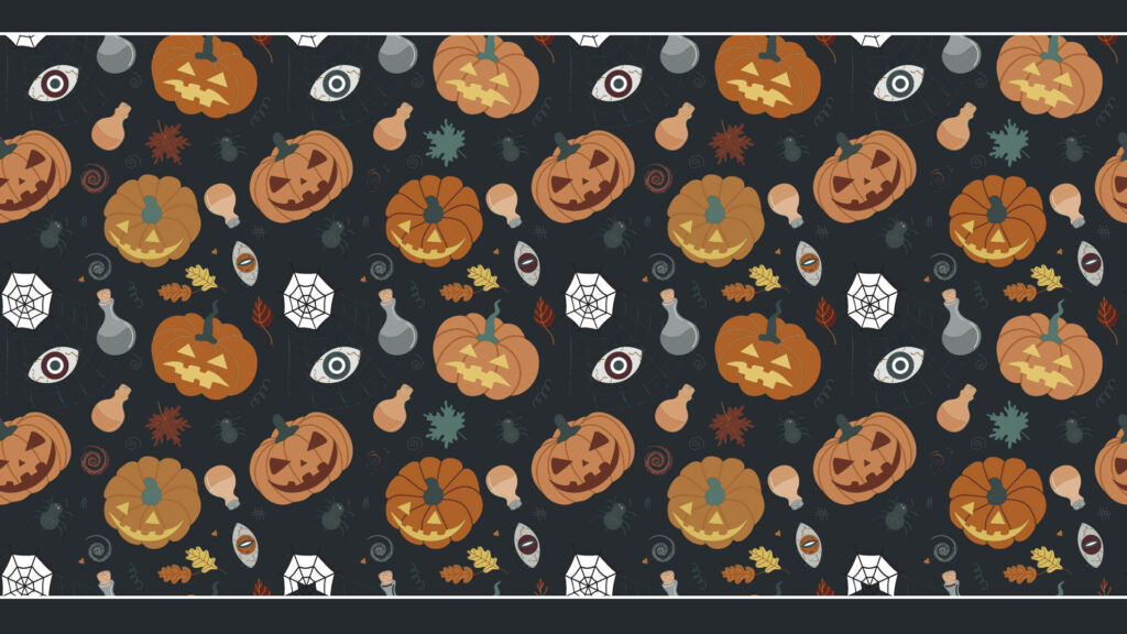Enchantingly Eerie: Dive into a Aesthetically Haunting Halloween Laptop Experience! Wallpaper