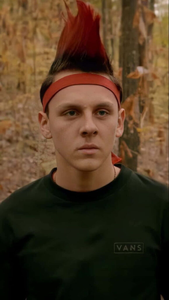 Hawk from Cobra Kai Wallpaper - Iconic Red Mohawk for iPhone XR