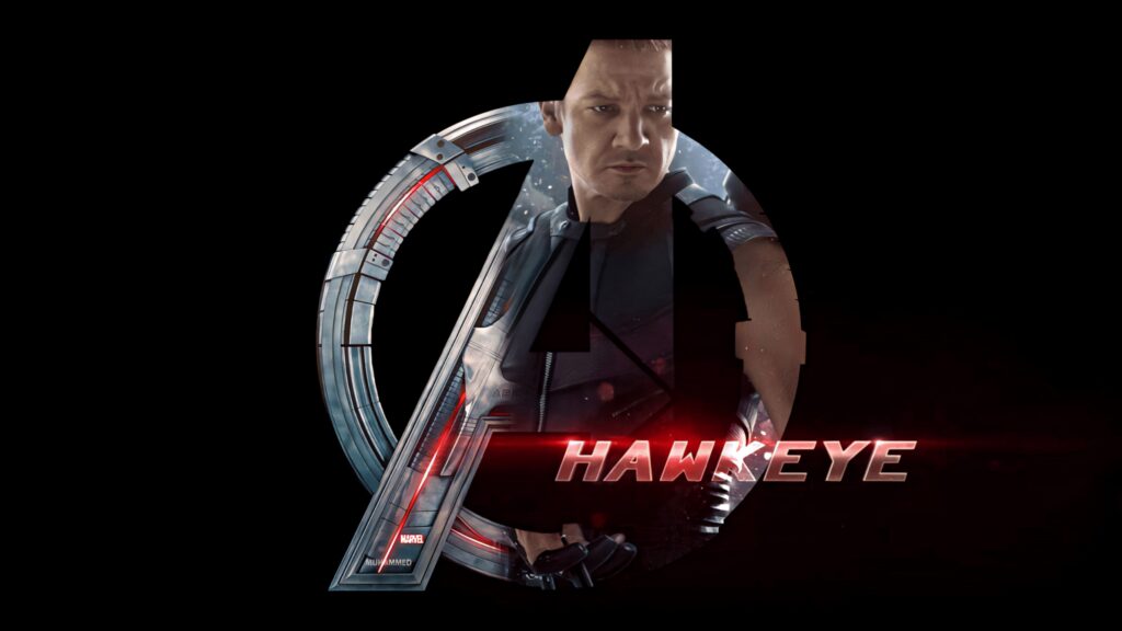 Hawkeye Avengers Wallpaper: Dynamic Marvel Logo Design