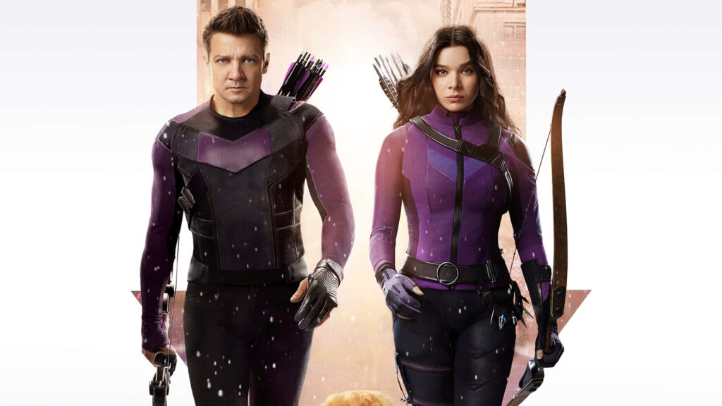 Hawkeye & Kate Bishop Action Wallpaper: Epic Battle Background