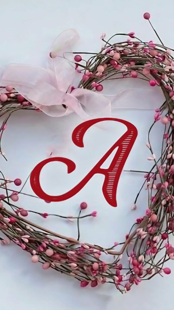 Love in Letters: A Heartfelt Name Wallpaper