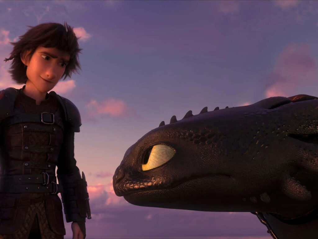Heartfelt Hiccup & Toothless Sunset Wallpaper - How To Train Your Dragon