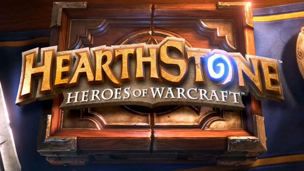 Hearthstone Logo Wallpaper: Fantasy Design & Vibrant Adventure Background
