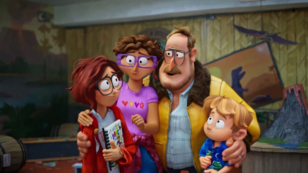 Colorful Animated Wallpaper: Mitchell Family's Heartwarming Adventure