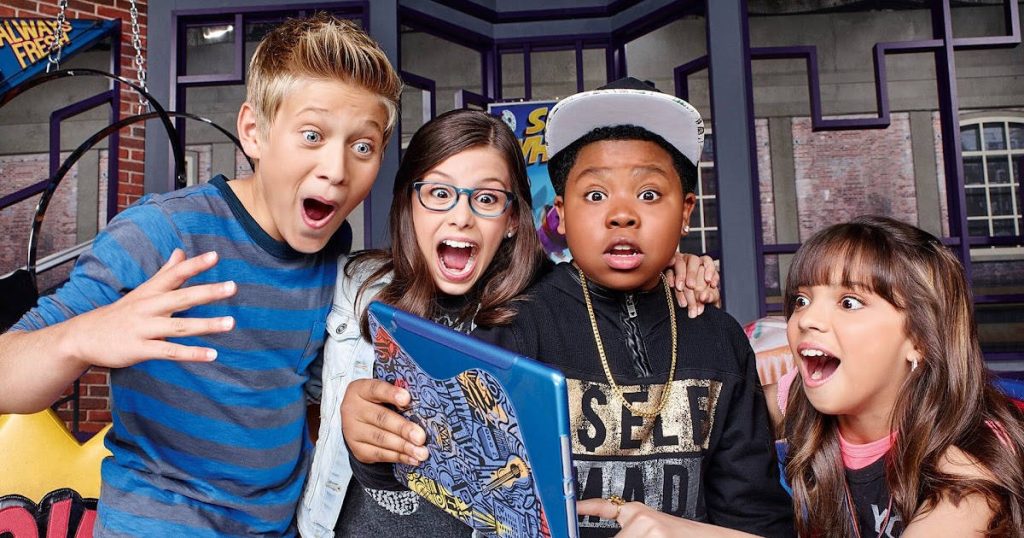 Shocked Jace Norman Cree Cicchino Benjamin Flores Jr Madisyn Shipman colorful tablet wallpaper