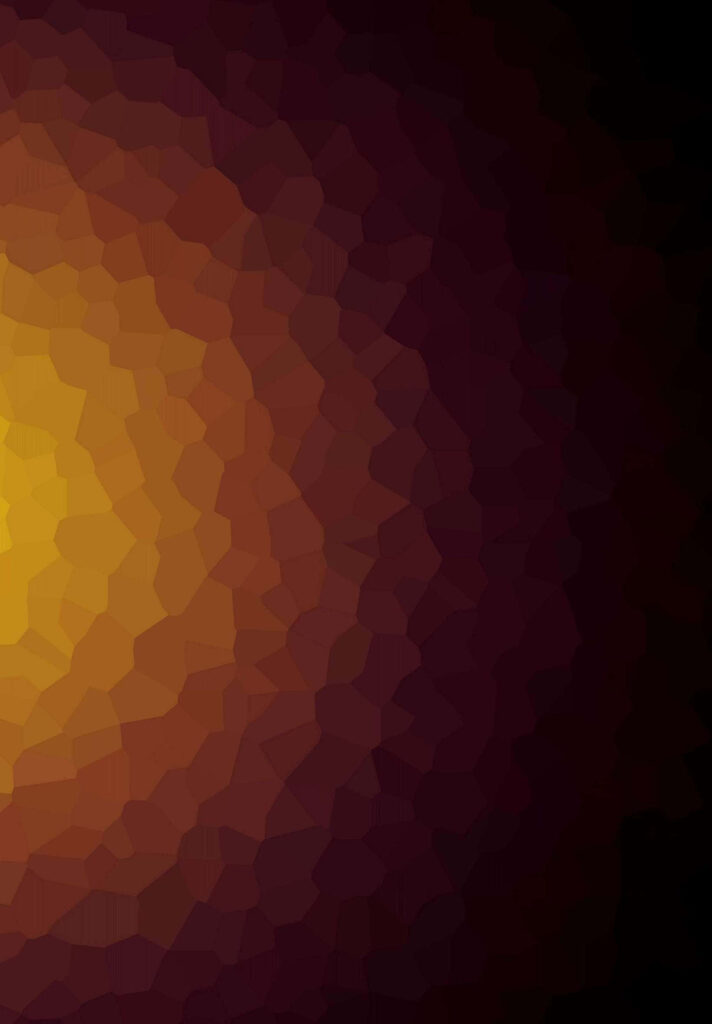 Captivating Hexagonal Gradient Wallpaper for iPad: Yellow to Burgundy