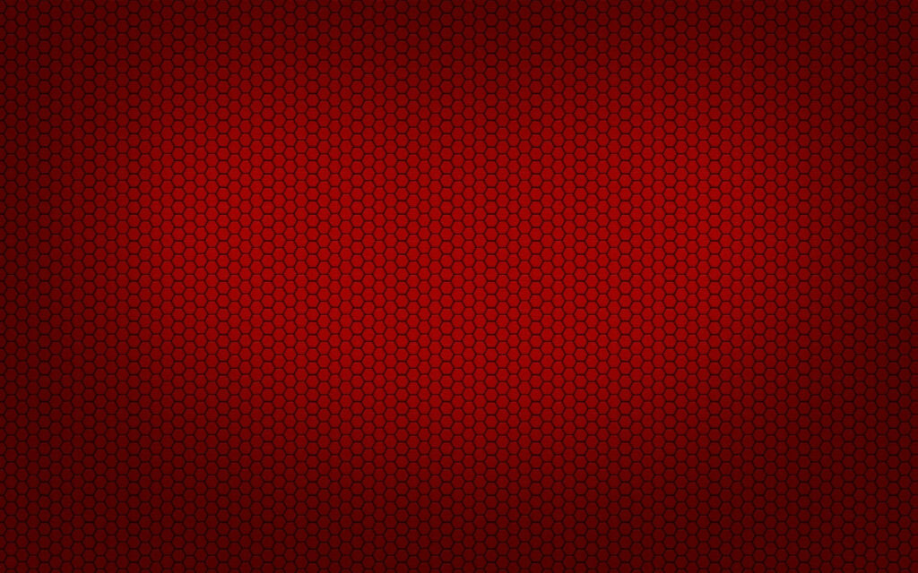 Hexagonal Tiles on a Bold Dark Red Gradient Background - Vibrant Plain Red Wallpaper Design