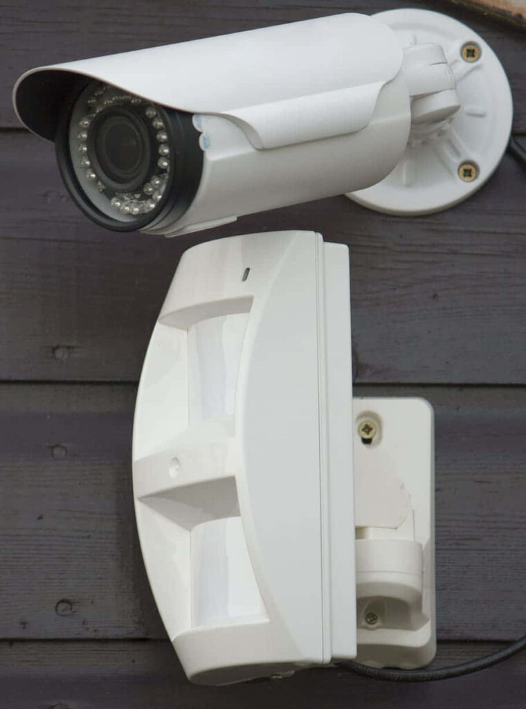 HD Outdoor Bullet Security Camera: Advanced Technology Wallpaper
