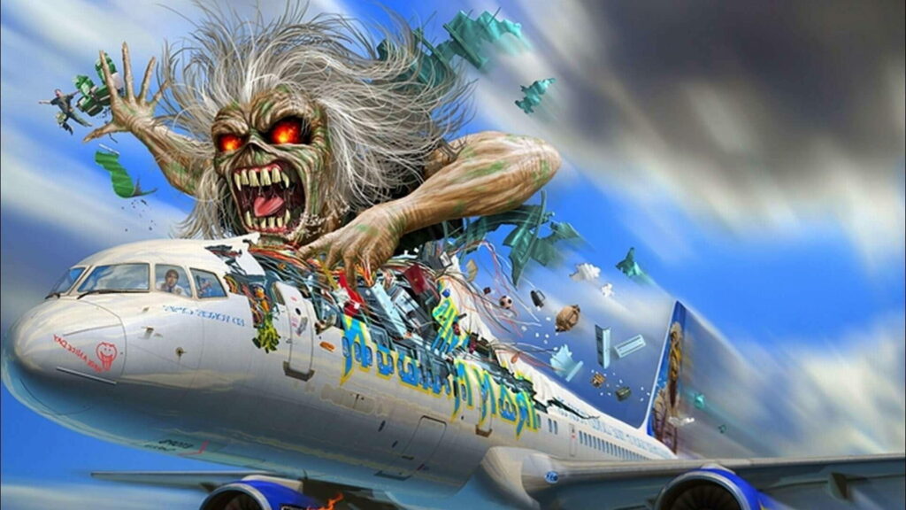 Heavy Metal Majesty: High-definition Iron Maiden Wallpaper for Your Background Bliss