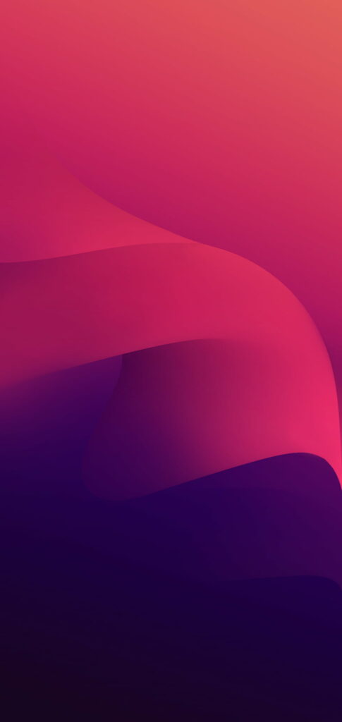 Vibrant abstract wallpaper for Xiaomi Mi Play with flowing curves and purple to pink gradient