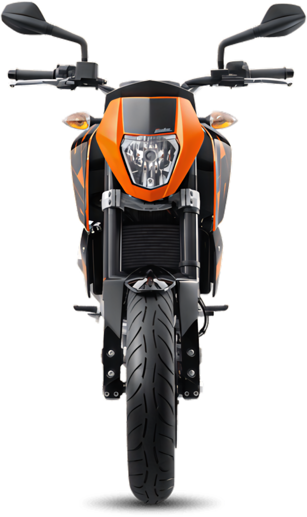 High-Detail KTM Motorcycle Wallpaper: Bold Orange & Black Design