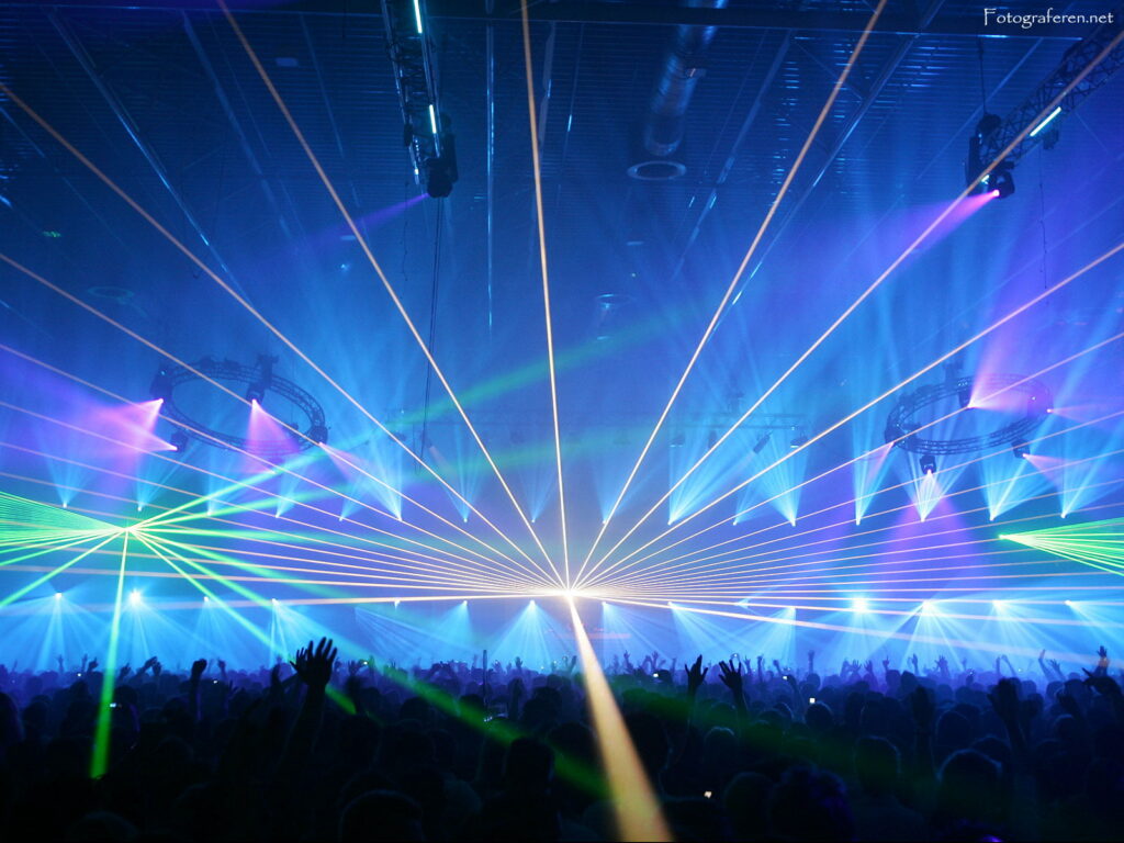 Euphoric Beats: A Psychedelic Trance Party Unleashing Boundless Energy Wallpaper
