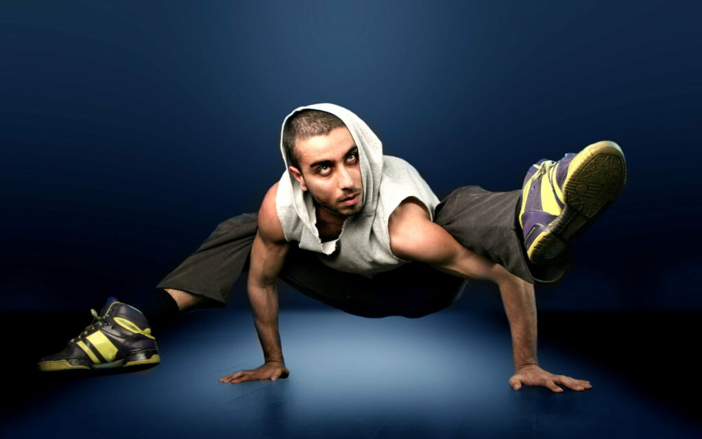 Dancing Rhythm: Hip Hop Vibes illuminate this HD Wallpaper
