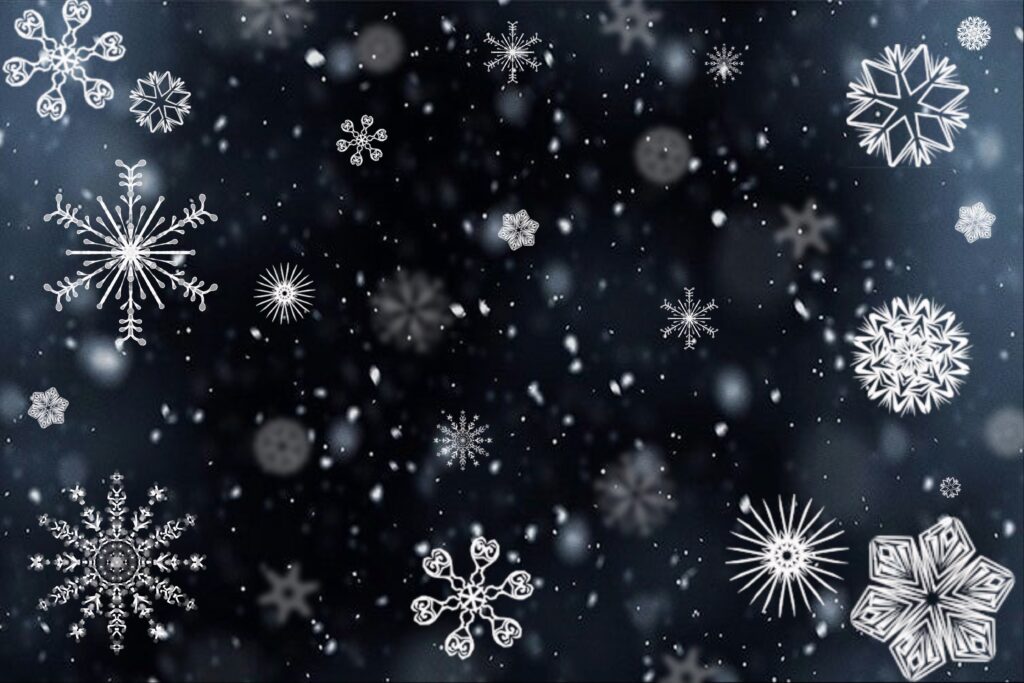 Intricate Snowflake Wallpaper - Serene Winter Background 4937x3291