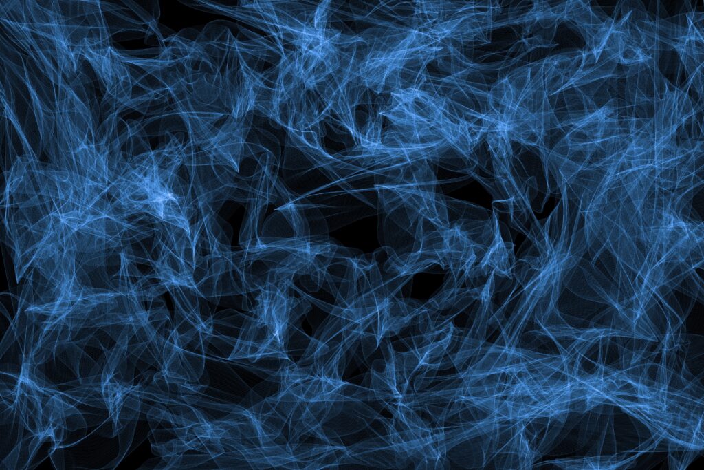 Mesmerizing Blue Smoke Abstract Wallpaper | HD Background 6000x4000
