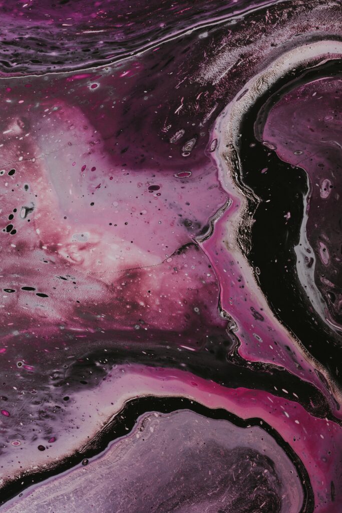 Stunning Abstract Wallpaper: Fluid Purple-Pink Marble Background