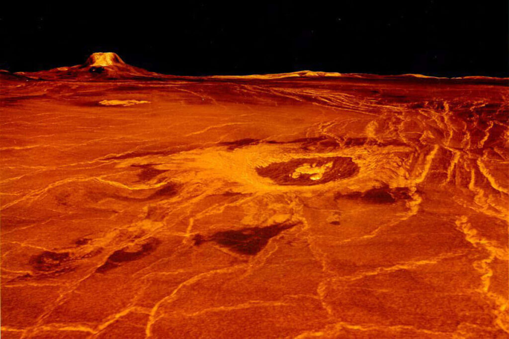 High-Res Satellite Image of Rugged Terrain - Martian Wallpaper Background