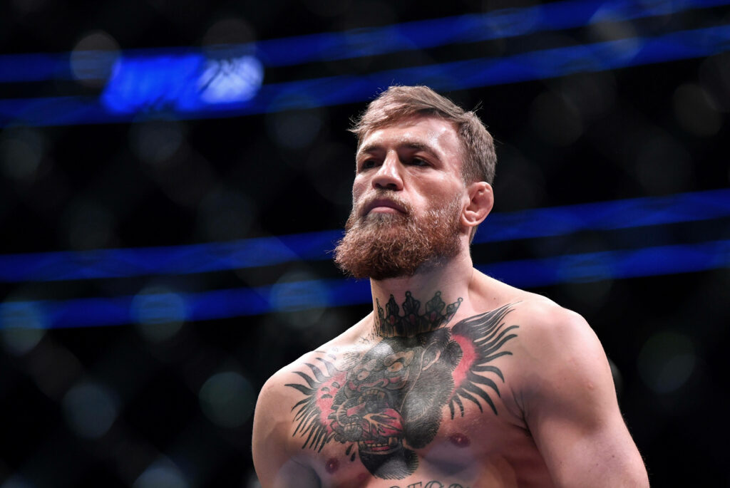 Conor McGregor 4K Wallpaper: Intense Focus in the Arena