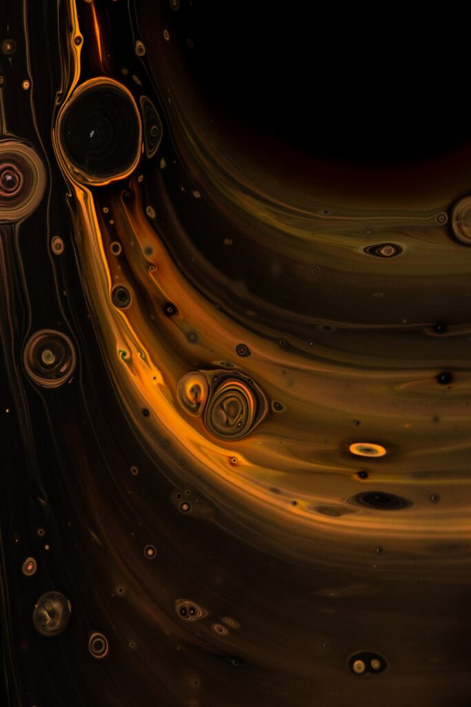 High-Resolution Abstract Brown Liquid Paint Wallpaper Background