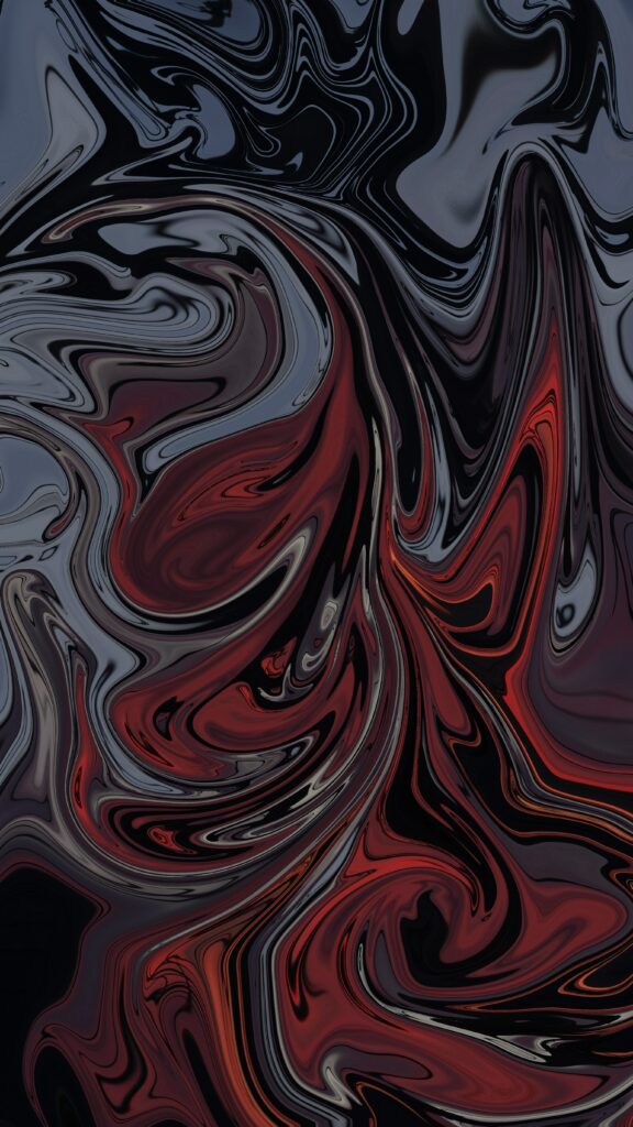 Captivating Dark Red and Black Abstract Wallpaper - High-Res Background