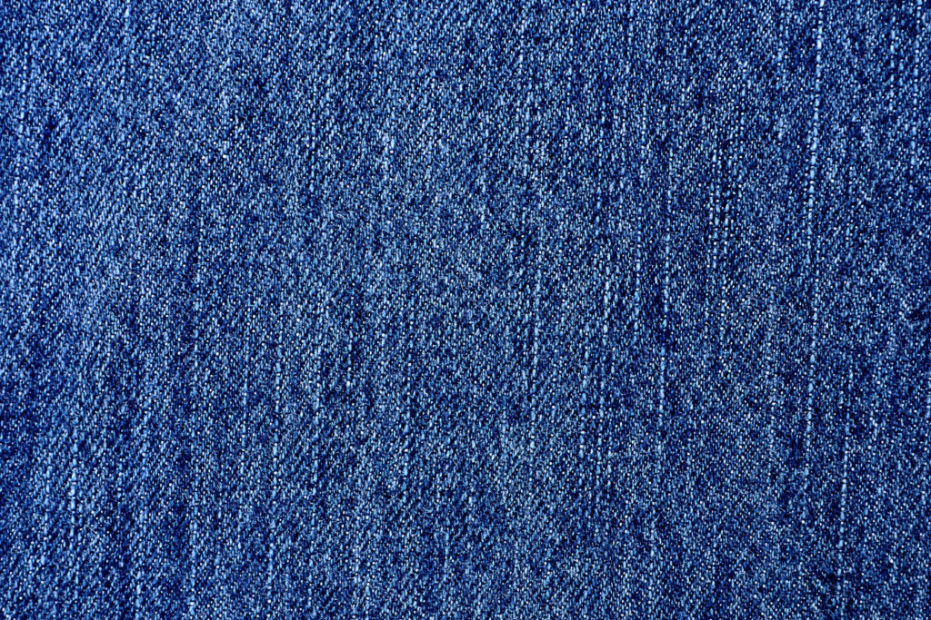 High-Resolution Blue Denim Fabric Texture Wallpaper Background