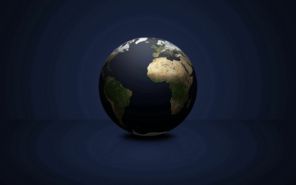 Realistic Earth Wallpaper - Stunning 2560x1600 Minimalist Background