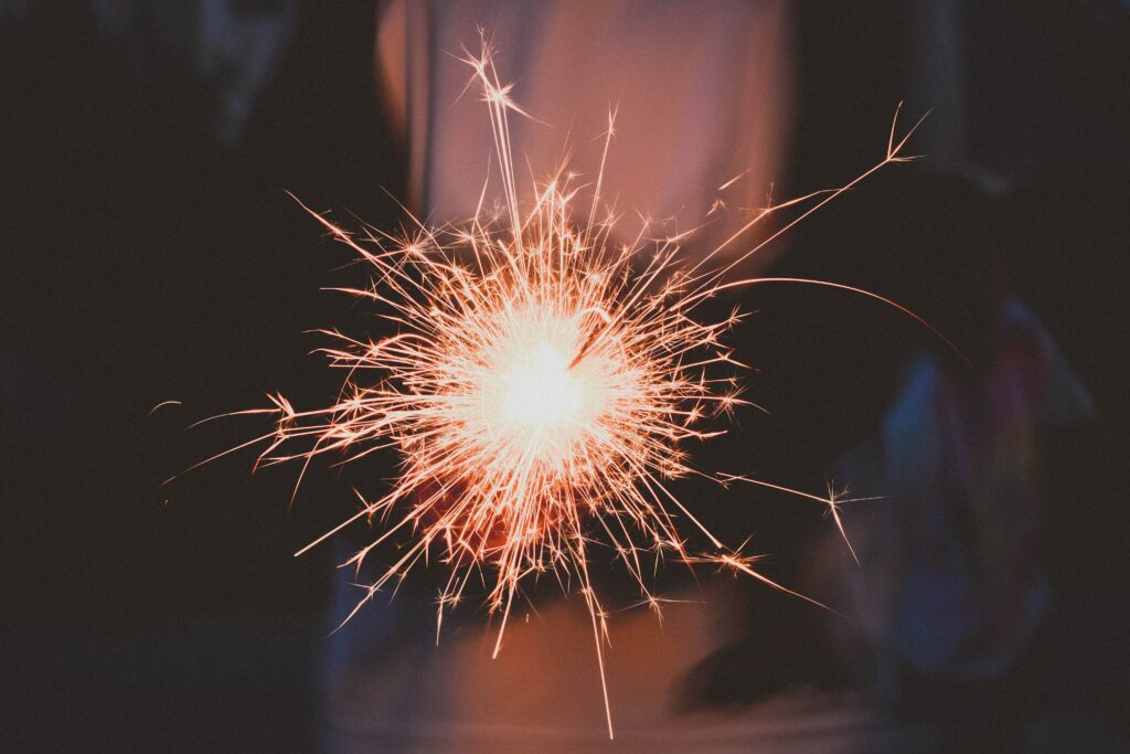 Festive Sparkler Wallpaper: Bright Sparks for Celebration Joy - 6000x4000