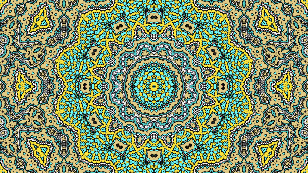 Mesmerizing Fractal Mandala Wallpaper - High-Resolution Background