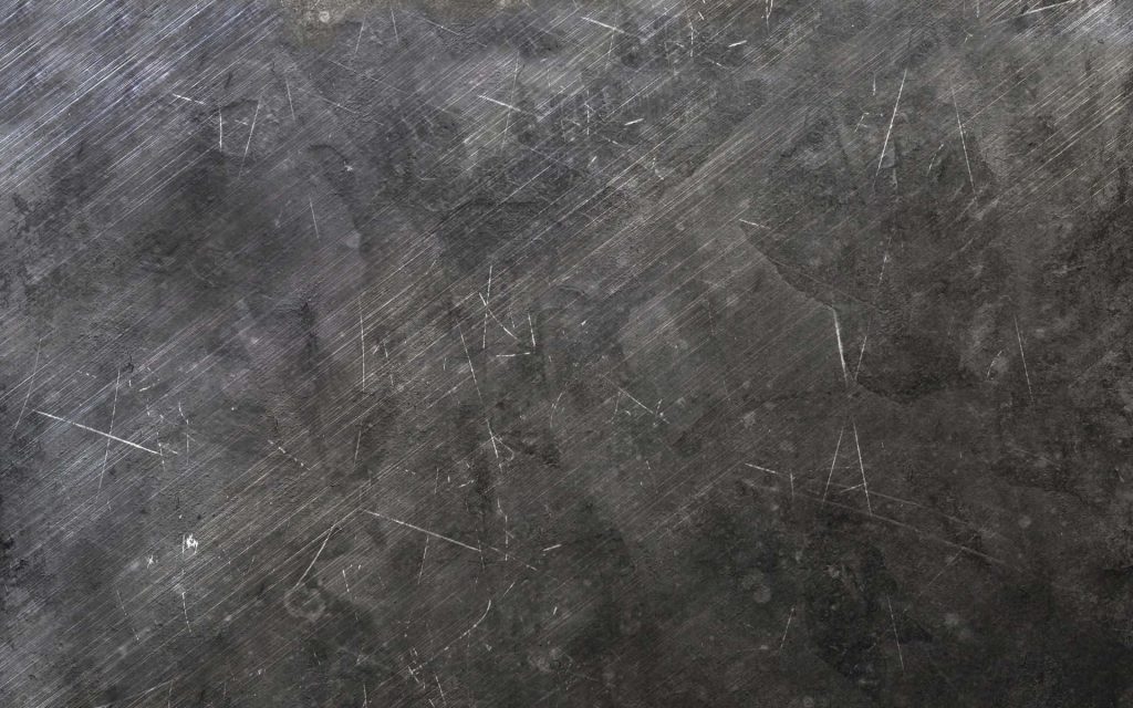 High-resolution gray metal texture wallpaper with scratched steel and diagonal lines background